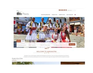 Visit Gjirokastra web design